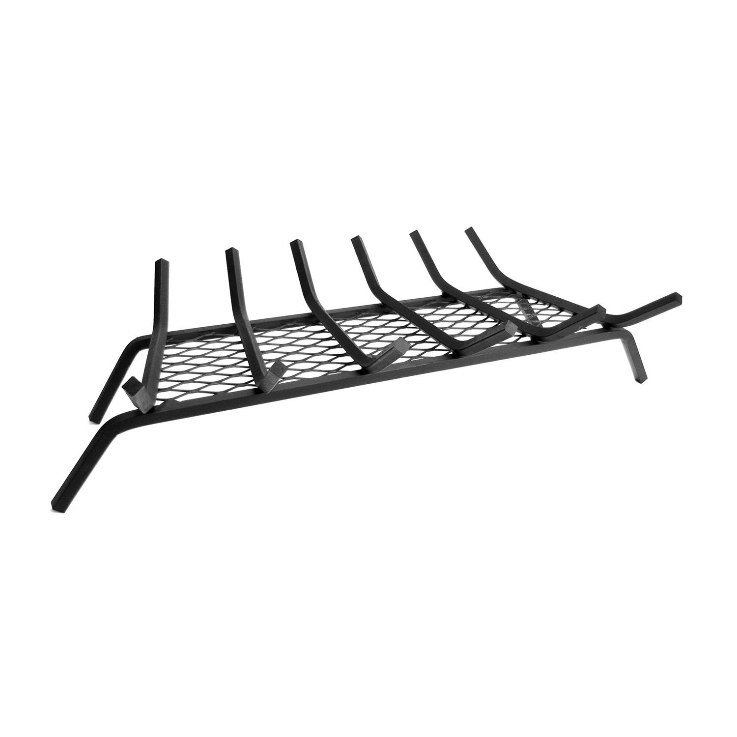 Pleasant Hearth Steel Fireplace Grate with Ember Retainer - Image 4