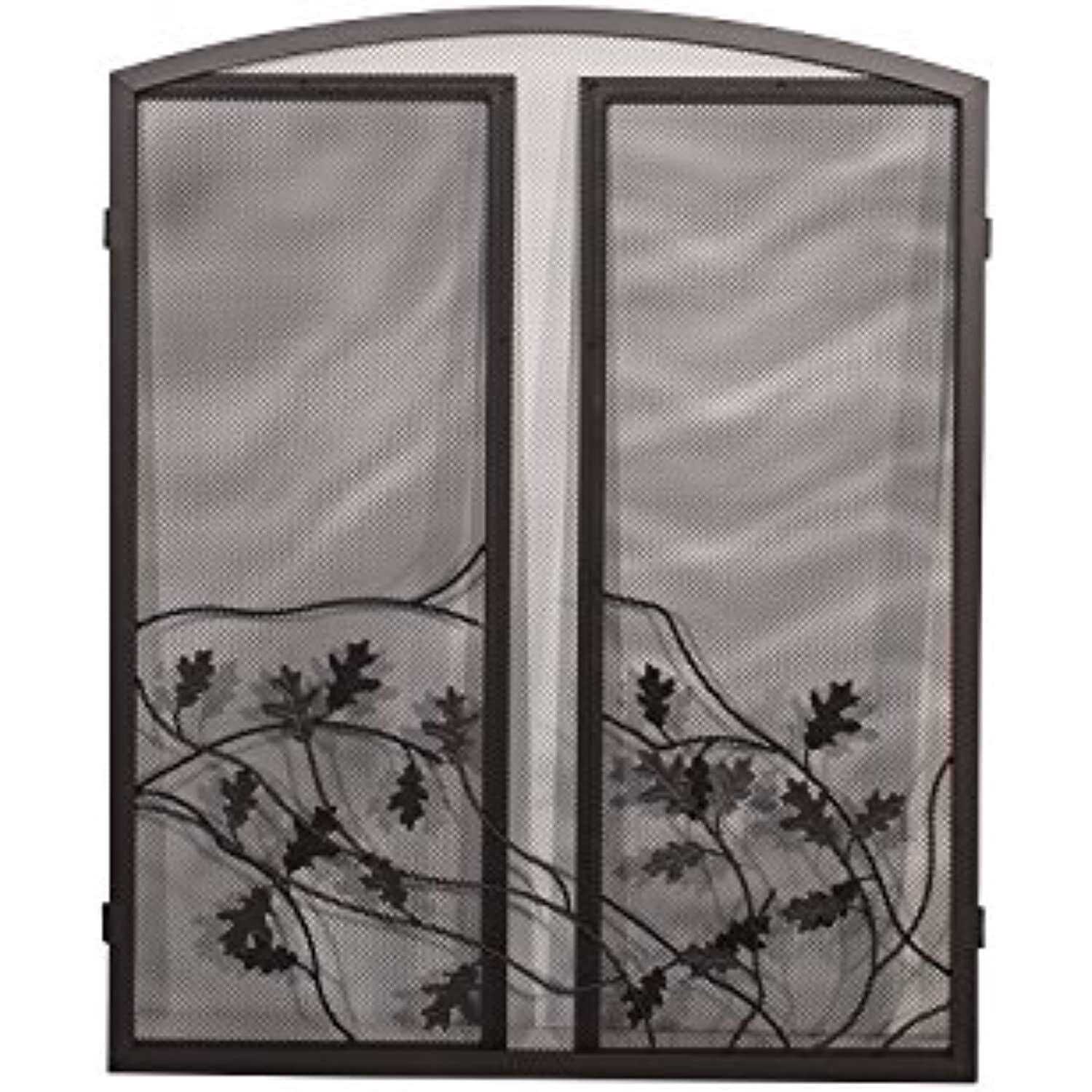 Panacea Oak Leaf Fireplace Screen - Image 2