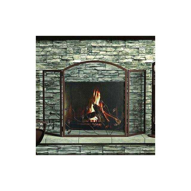 Panacea Oak Leaf Fireplace Screen - Image 3