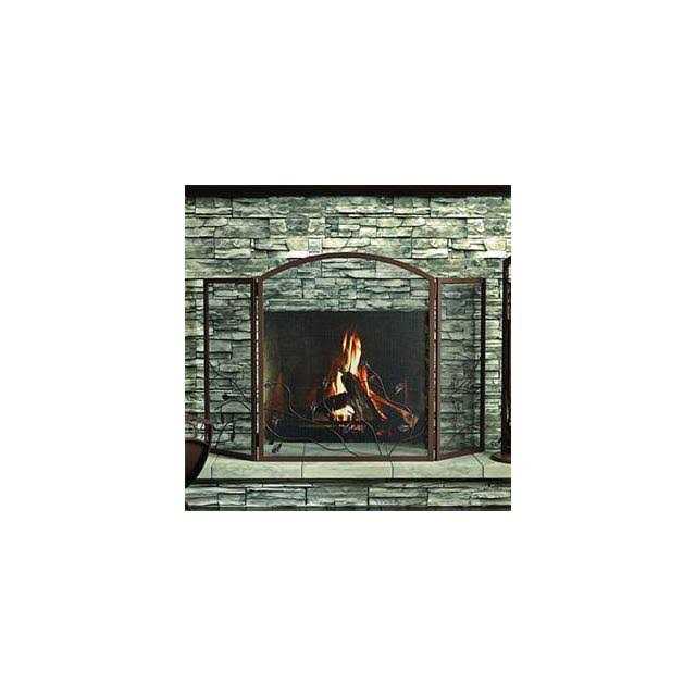 Panacea Oak Leaf Fireplace Screen - Image 4