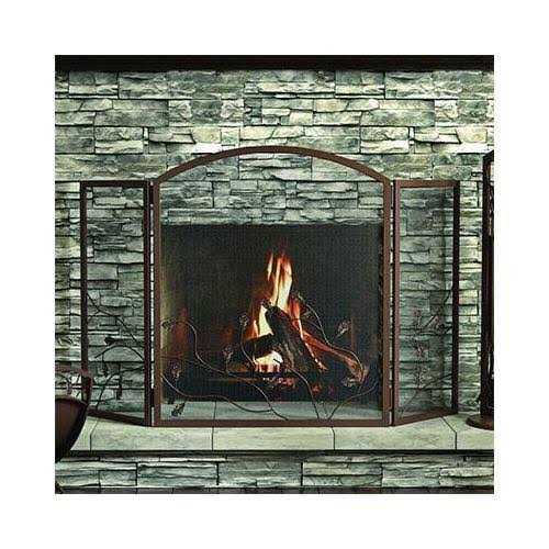 Panacea Oak Leaf Fireplace Screen - Image 5