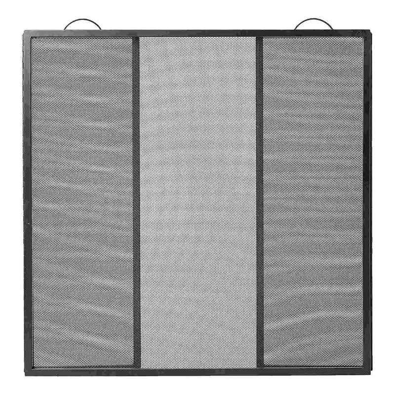 Plow & Hearth Classic Tri-Fold Flat-Guard Fireplace Fire Screen - Image 2