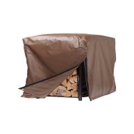 Plow & Hearth Vinyl Cover Wood Rack / Firewood Log Rack