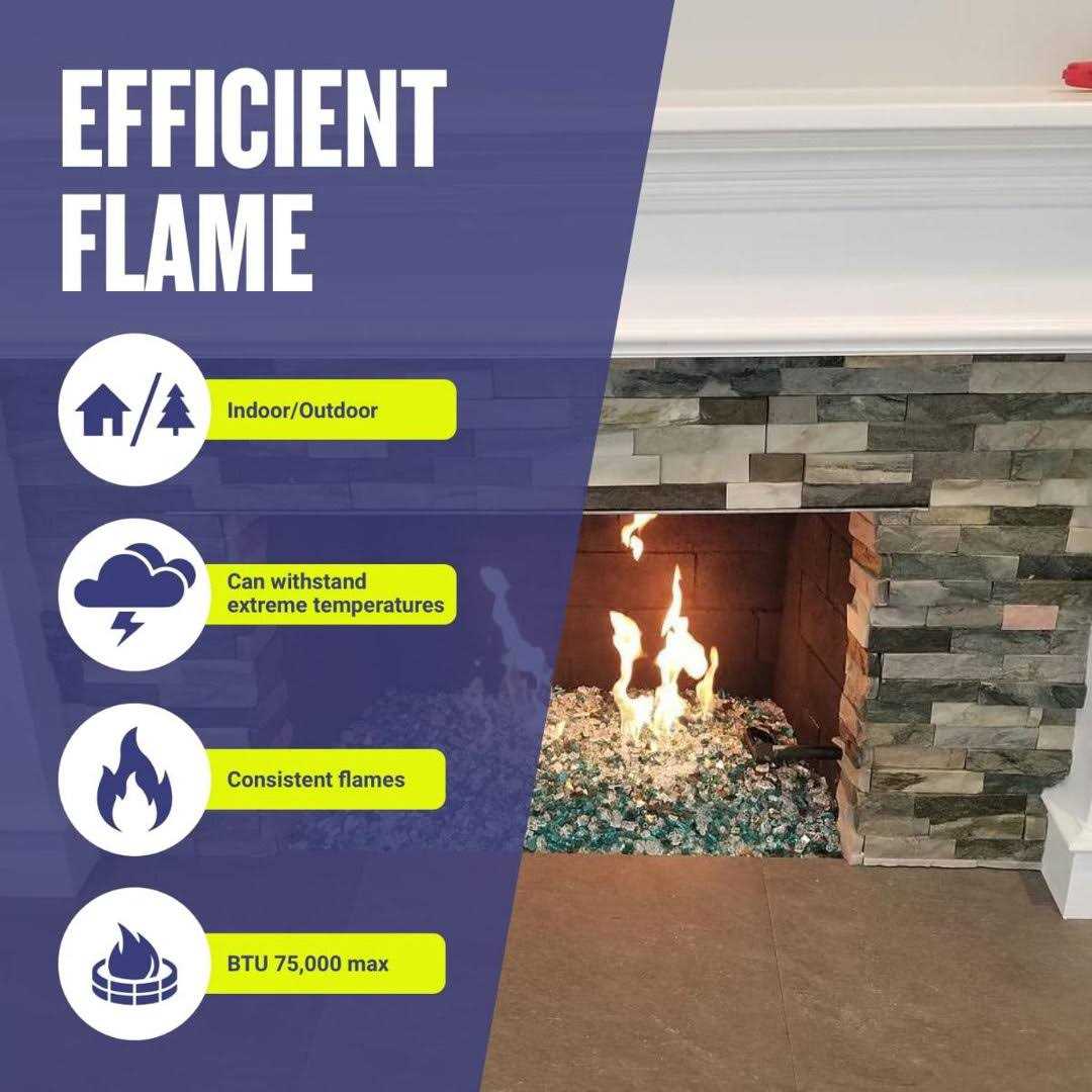 American Fireglass Stainless Steel H-Burner SS-H-18 - Image 4