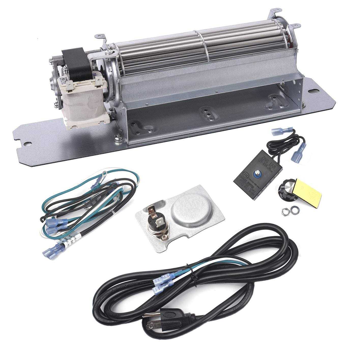 Replacement Fireplace Blower Fan Kit for Continental Napoleon Fireplaces