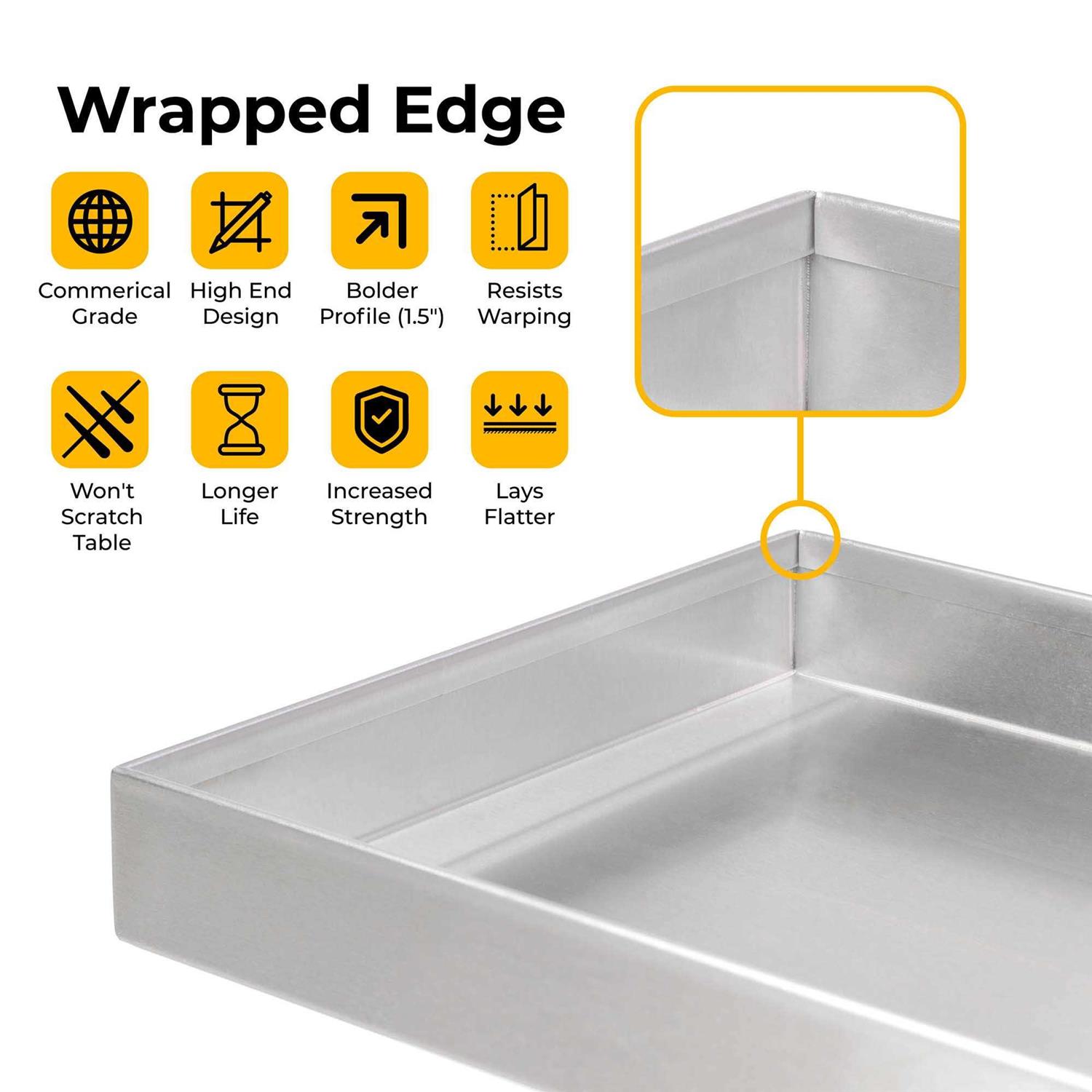 Celestial Fire Glass Celestial Fire Pit Cover Rectangular Burner Pan - Image 3