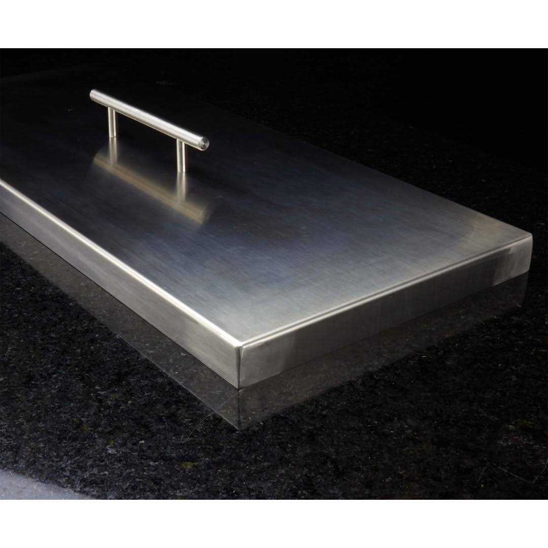 Celestial Fire Glass Celestial Fire Pit Cover Rectangular Burner Pan - Image 2