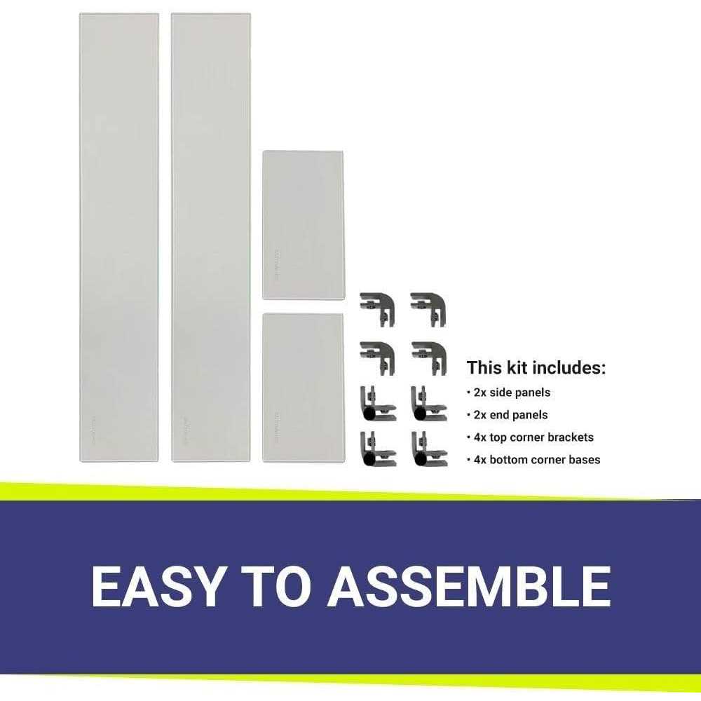 American Fireglass 30 x 6 Tempered Glass Flame Guard for Linear Drop-In Fire Pit Pan FG-LCB-30 - Image 2