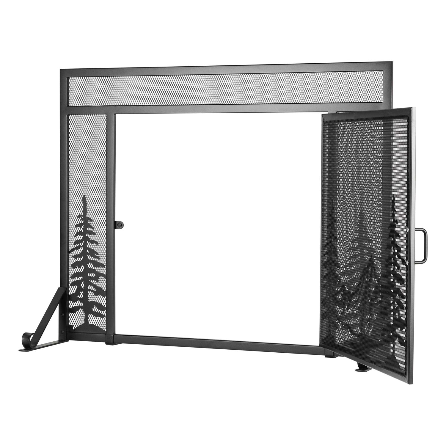 Pleasant Hearth Everest Mountain View Fireplace Screen - Image 4