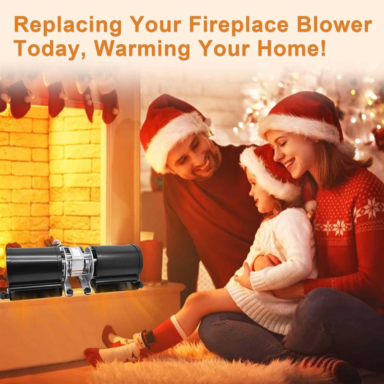 Adviace Fireplace Blower Fan Kit For Regency Wood & Gas Stove 910-157/p Blower Kit For Regency Fireplace Inserts - Image 2