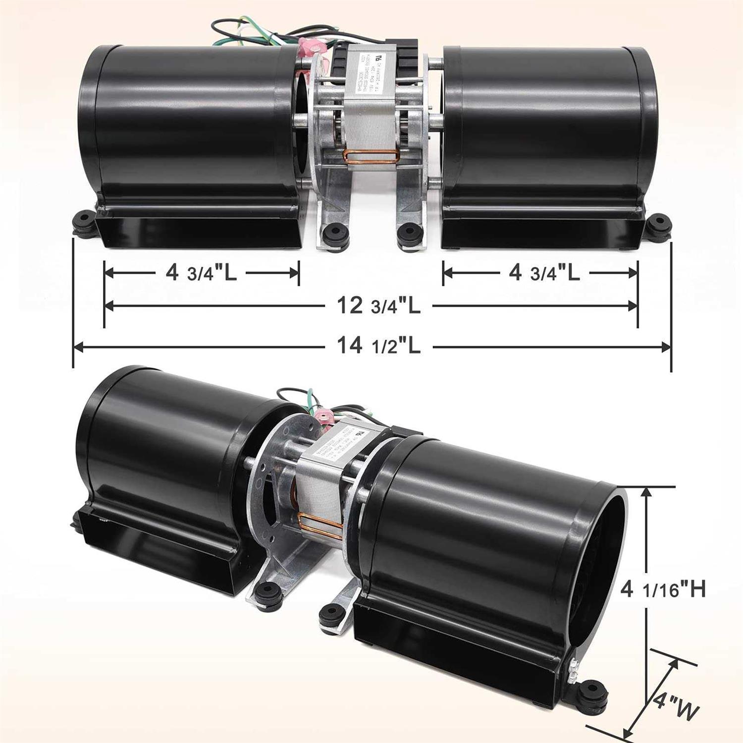 Adviace Fireplace Blower Fan Kit For Regency Wood & Gas Stove 910-157/p Blower Kit For Regency Fireplace Inserts - Image 3
