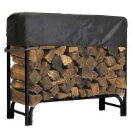 North East Harbor Outdoor Firewood Log Rack Cover inchl x 24 inchw x inchh