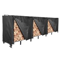 North East Harbor Outdoor Firewood Log Rack Cover inchl x 24 inchw x inchh