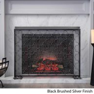Christopher Knight Home Alleghany Modern Single Panel Fireplace screen