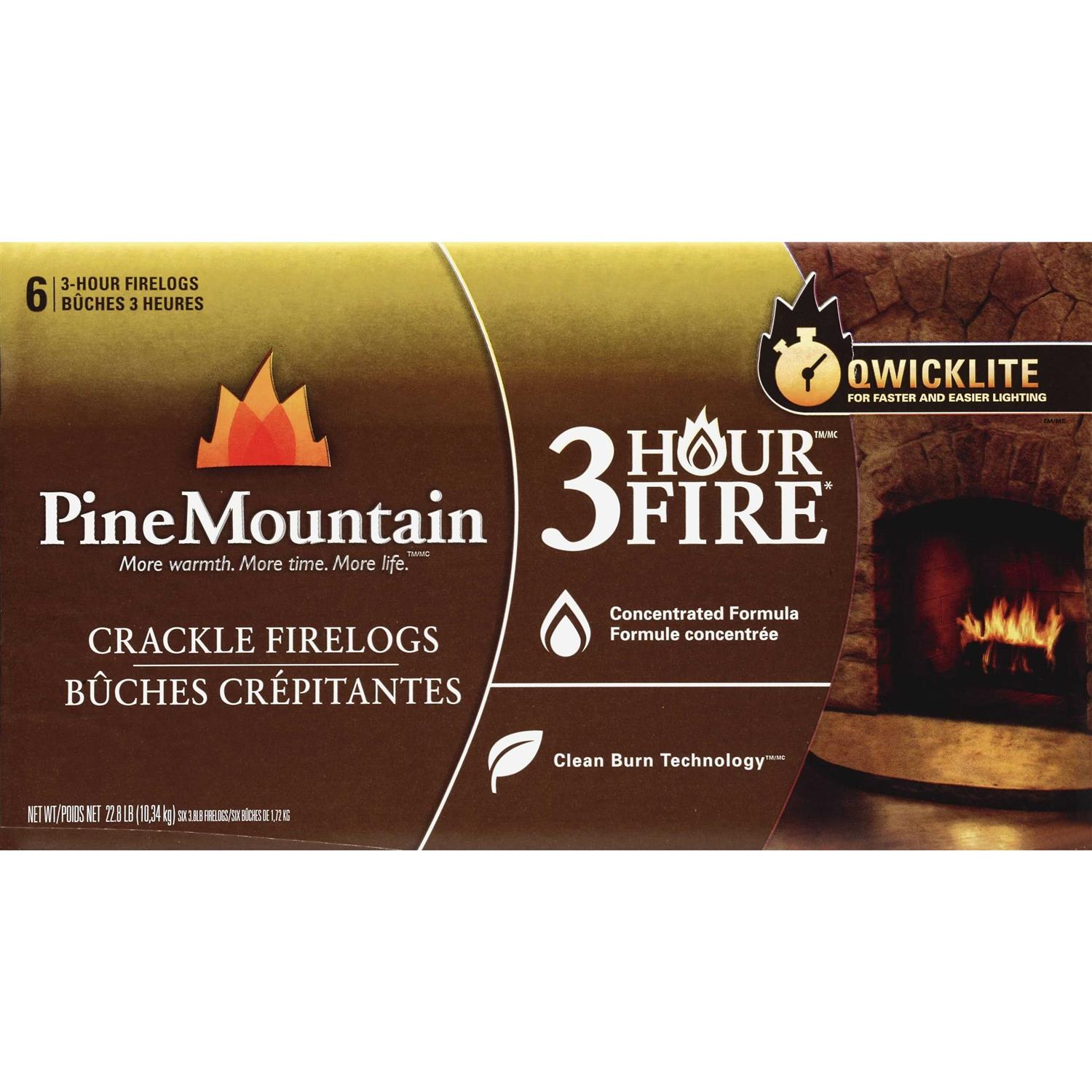 Pine Mountain 3 Hour Crackle Log - Image 4