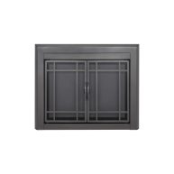 Pleasant Hearth Easton Glass Fireplace Doors