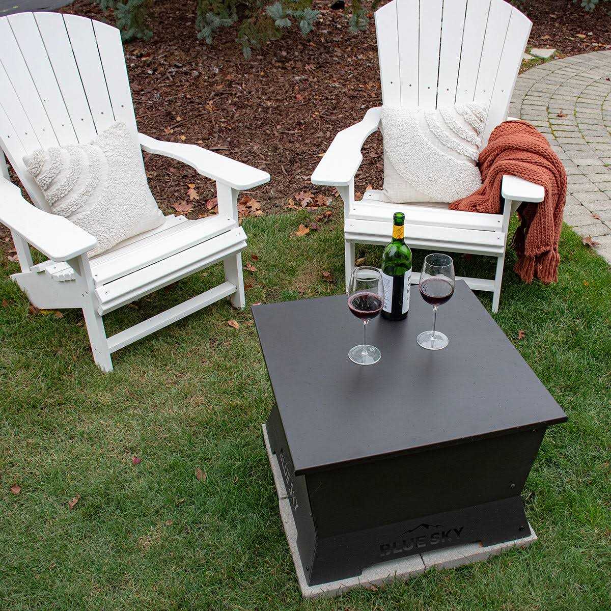 Blue Sky Square Fire Pit Lid - Image 2