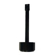Rck Sales Fireplace Gas Log Safety Pilot Gas Valve Black Knob & Four Inch Extension Handle