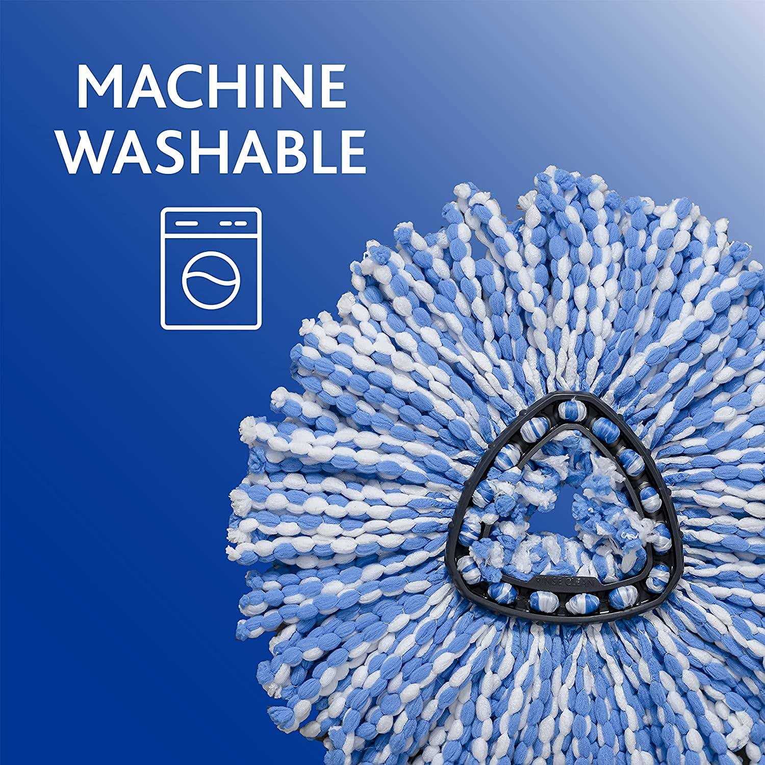 O-Cedar EasyWring RinseClean Microfiber Spin Mop & Bucket Floor Cleaning System - Image 2