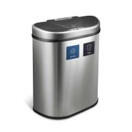 Ninestars Dual Compartment Motion Sensor Trash Can