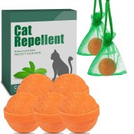 10 Pack Natural Cat Repellent Outdoor Indoor Peppermint Oil Cat Deterrent Outdoor Repels Cat Dog Deer Rabbit from Garden Yard Lawn Home Keep Your