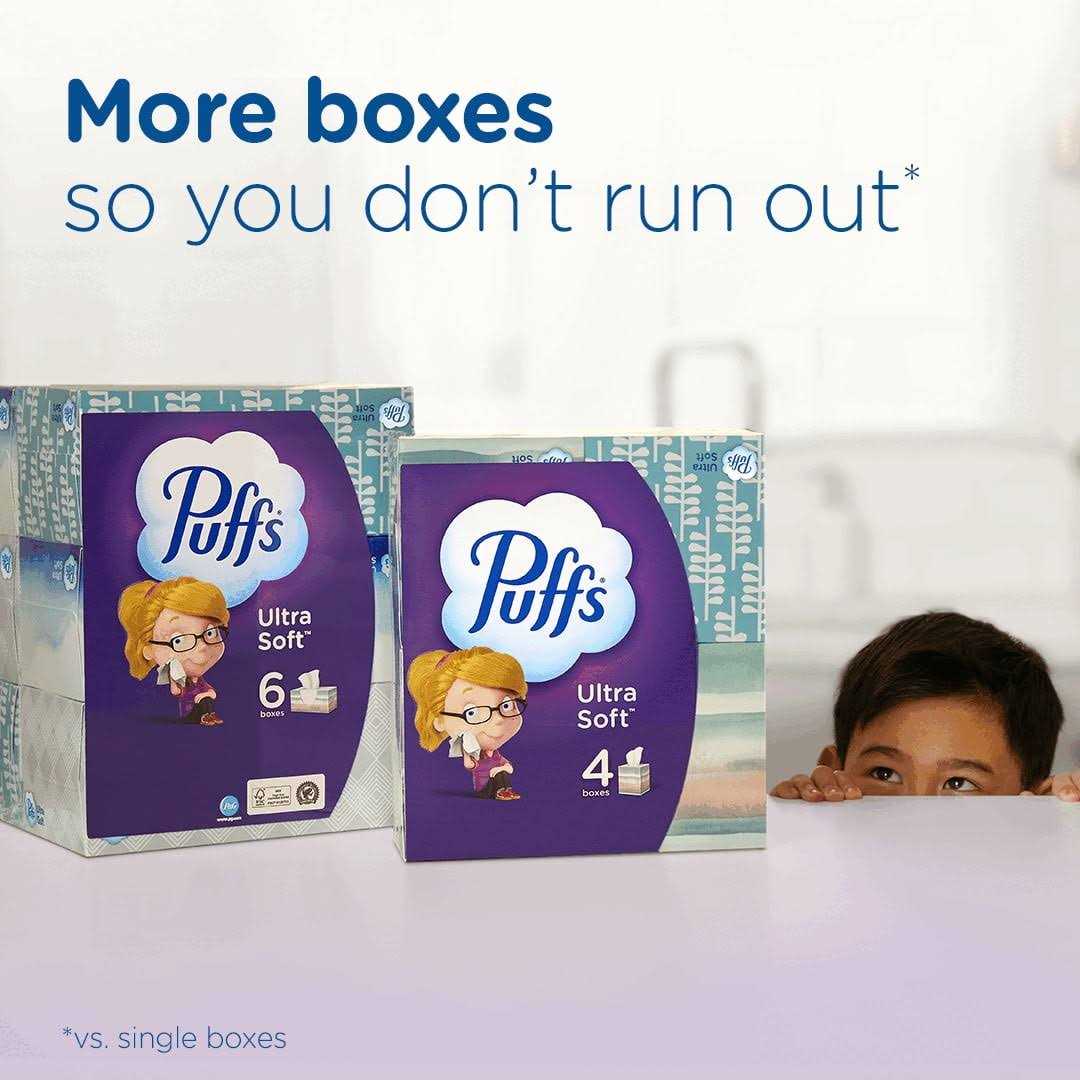 Puffs Facial Tissues Ultra Soft - Image 3