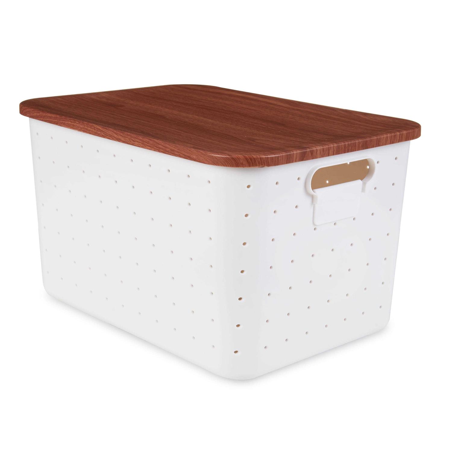 Pen+gear Plastic Storage Box with Lid