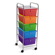 Recollections 5 Drawer Rolling Cart