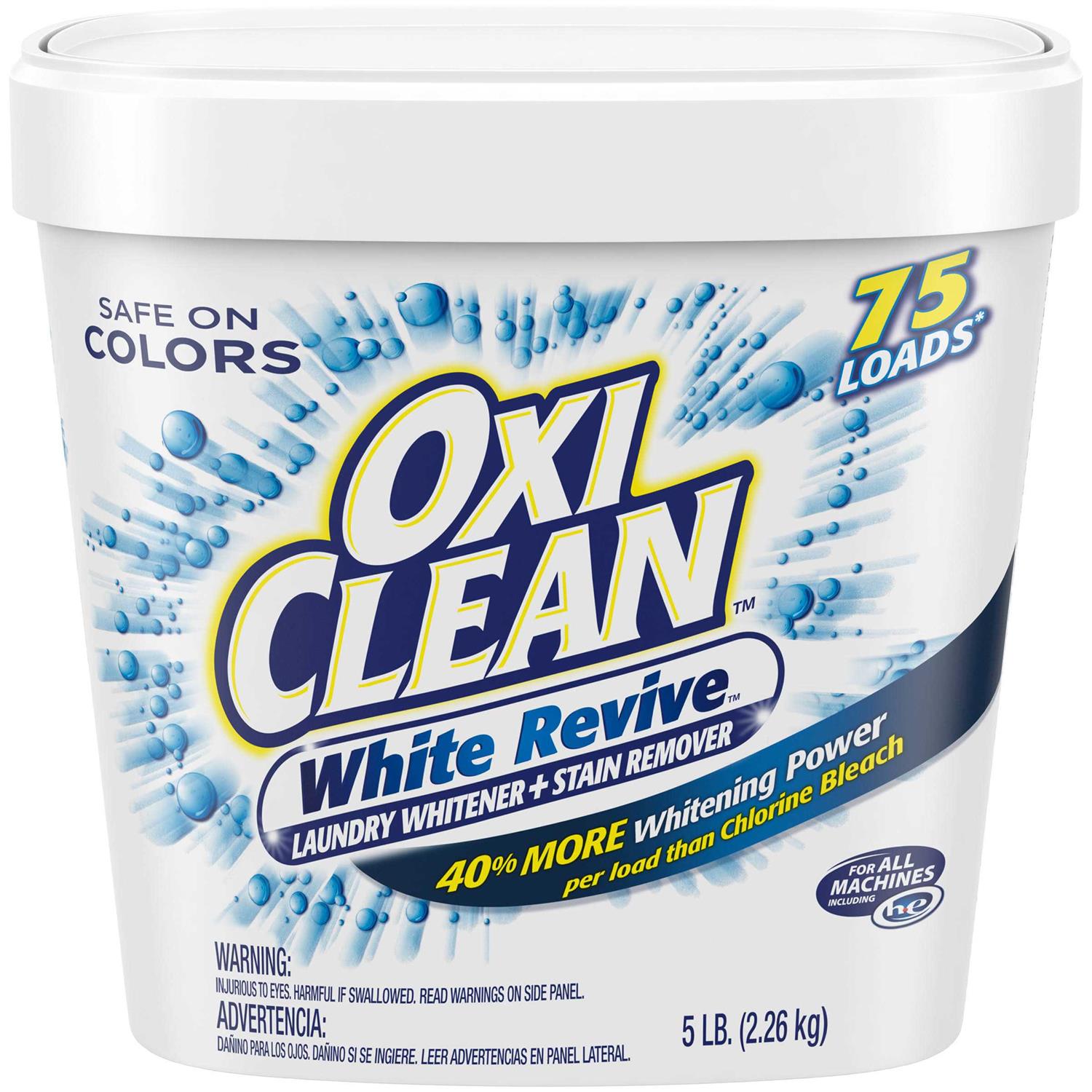 OxiClean White Revive Laundry Whitener Stain Remover