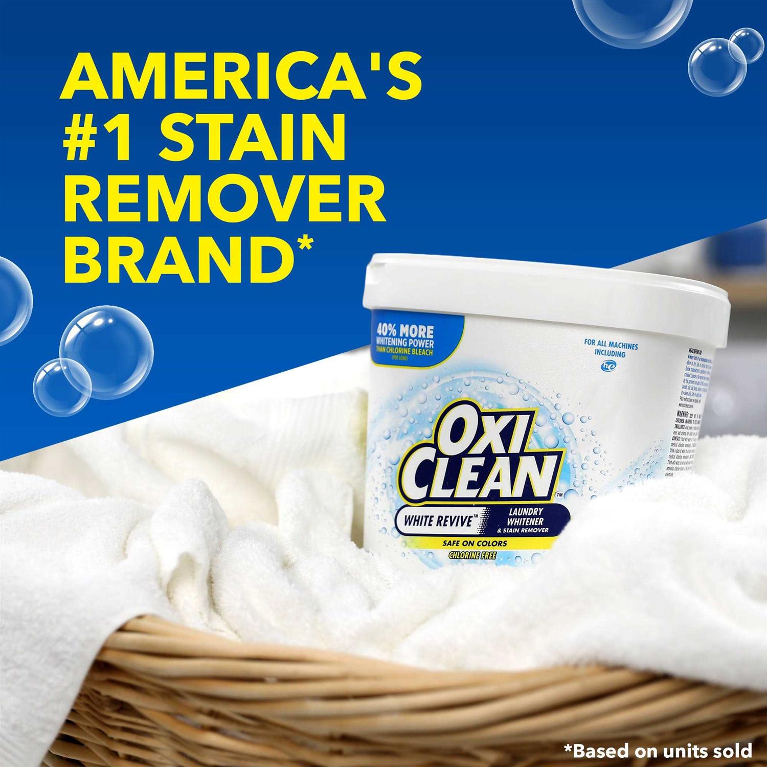 OxiClean White Revive Laundry Whitener Stain Remover - Image 4