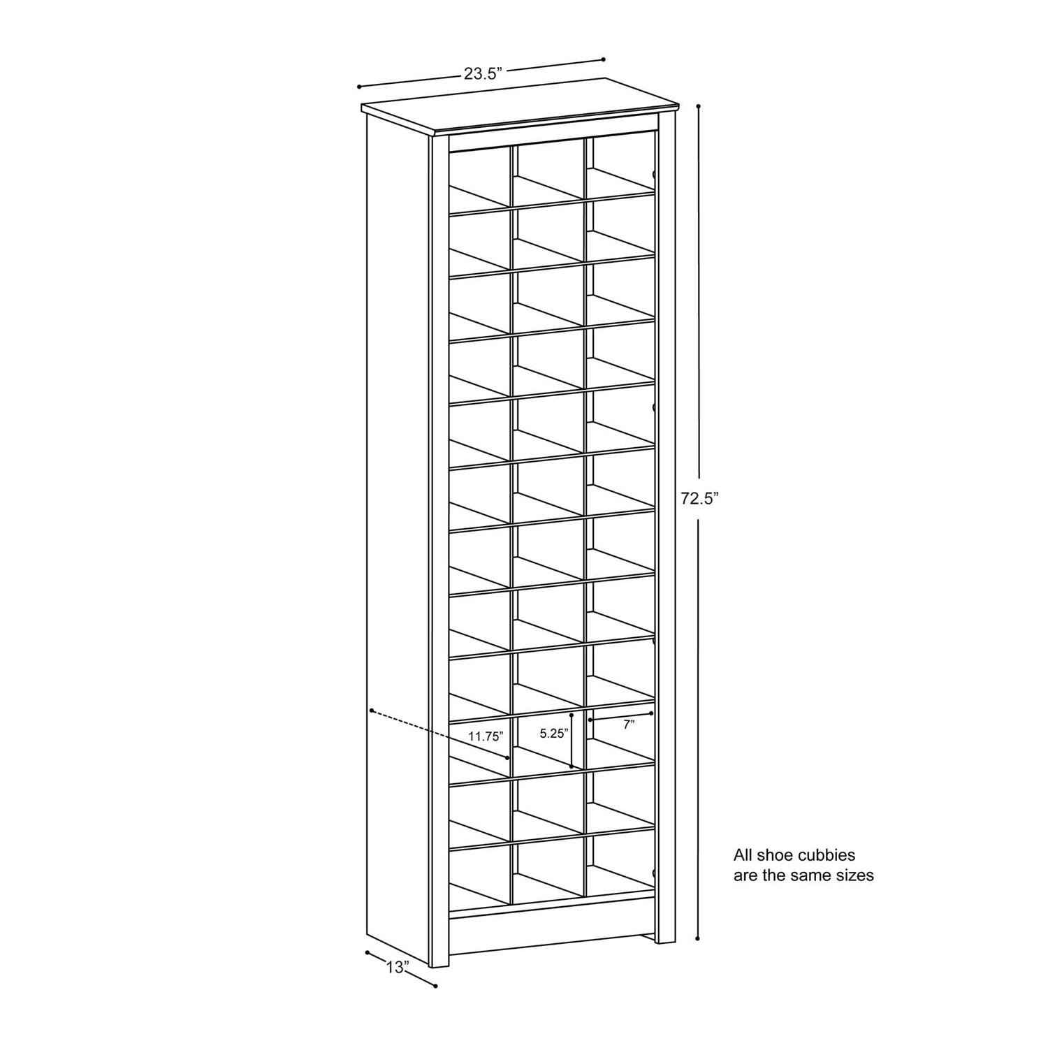 Prepac Shoe Storage Cabinet - Image 2