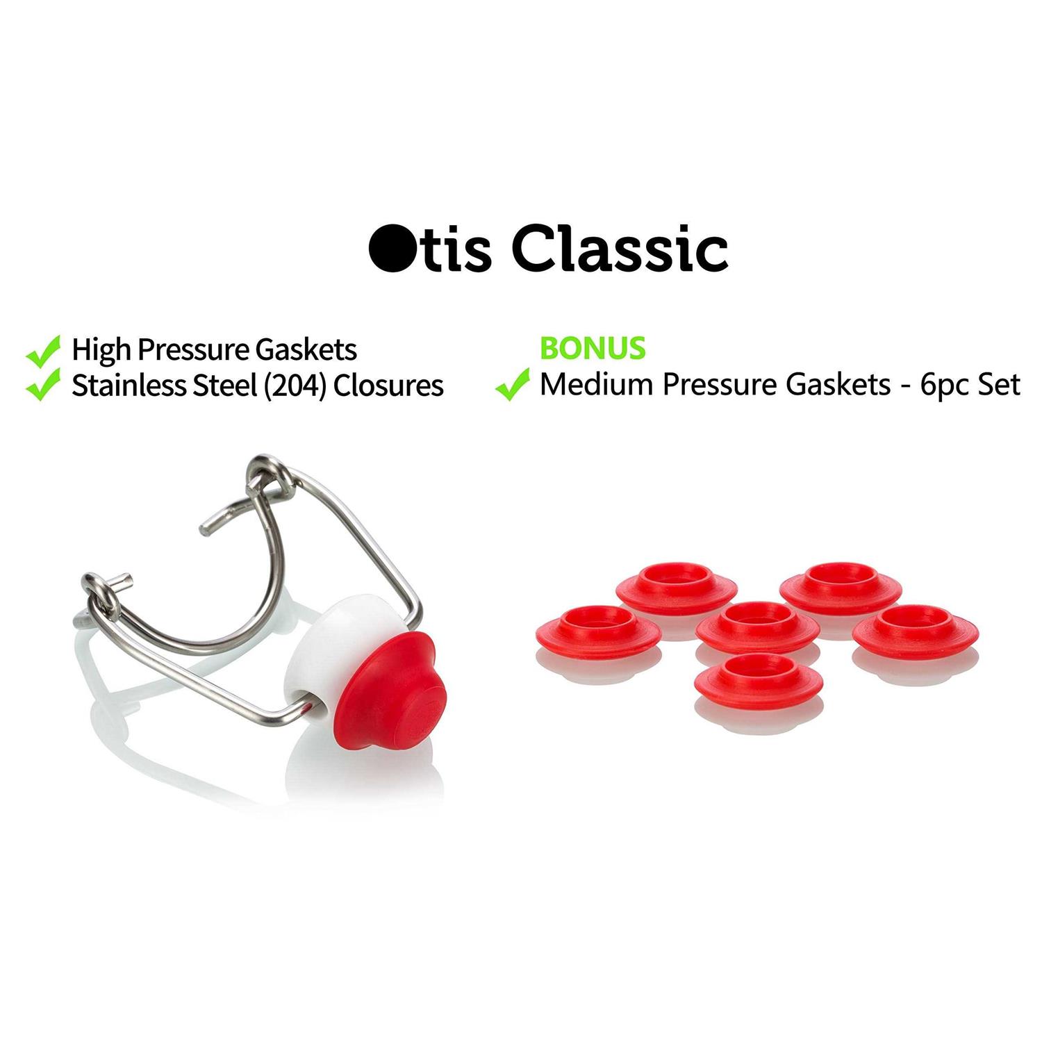 Otis Classic Swing Top Glass Bottles Set of 6 16oz w/Marker & Labels - Image 4