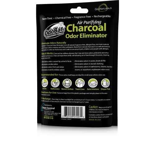 OdoBan Air Purifying Charcoal Natural Odor Eliminator Non-Toxic Formula - Image 4