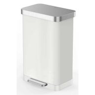 Qualiazero 20 Gallon Trash Can Stainless Steel Step On Kitchen Trash Can