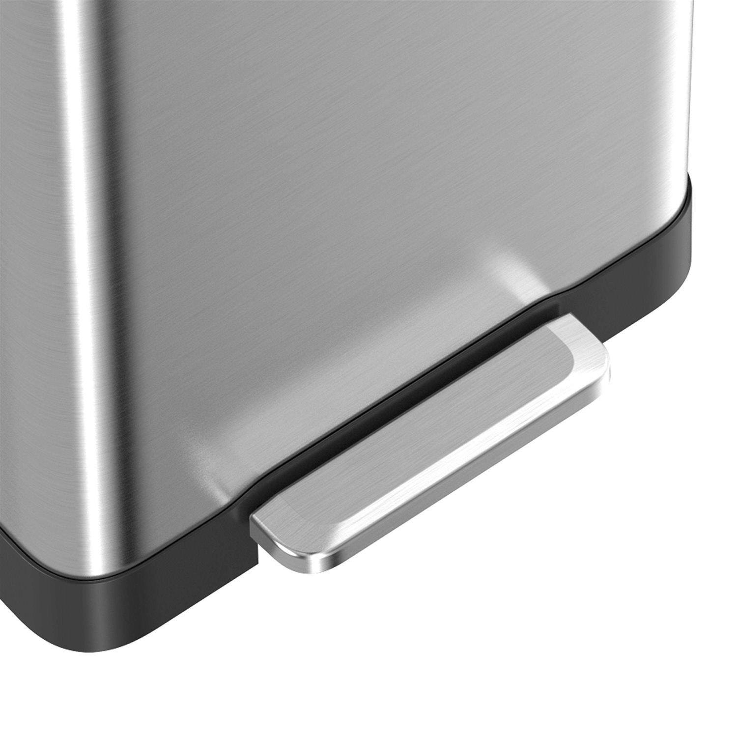 Qualiazero 20 Gallon Trash Can Stainless Steel Step On Kitchen Trash Can - Image 5