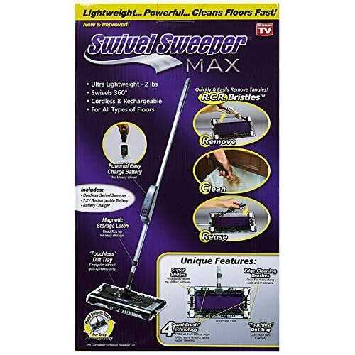 Ontel Products Swsmax Max Cordless Swivel Sweeper - Image 2