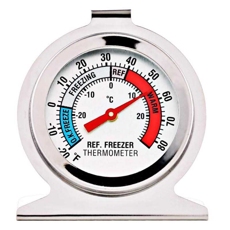 2 Pack Refrigerator Freezer Thermometer Large Dial Analog Thermometer - Image 4