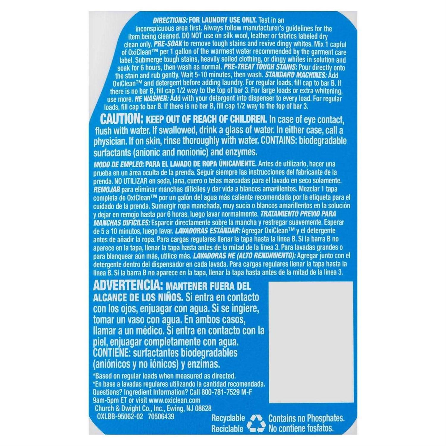 OxiClean White Revive Laundry Whitener Stain Remover Liquid - Image 4