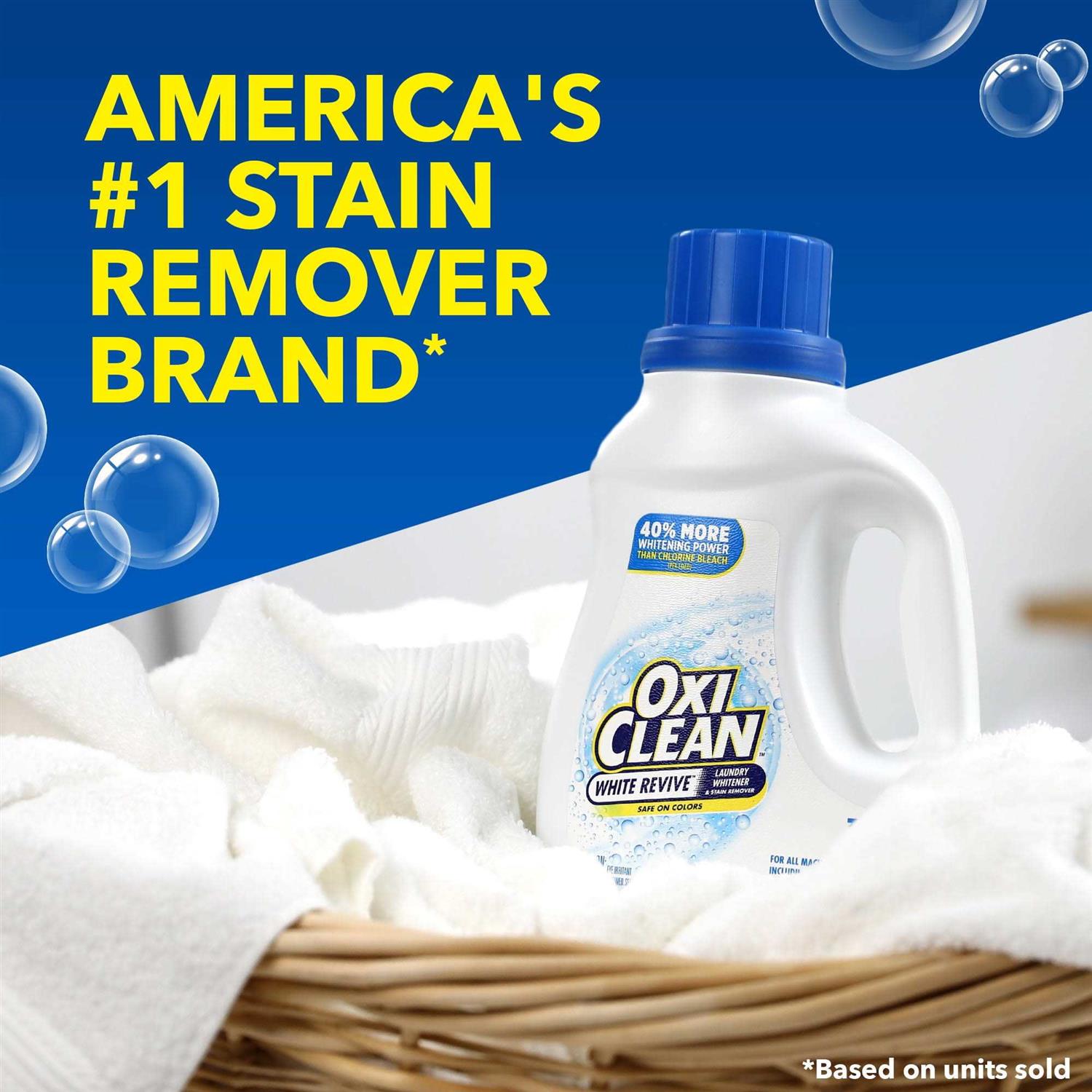 OxiClean White Revive Laundry Whitener Stain Remover Liquid - Image 5