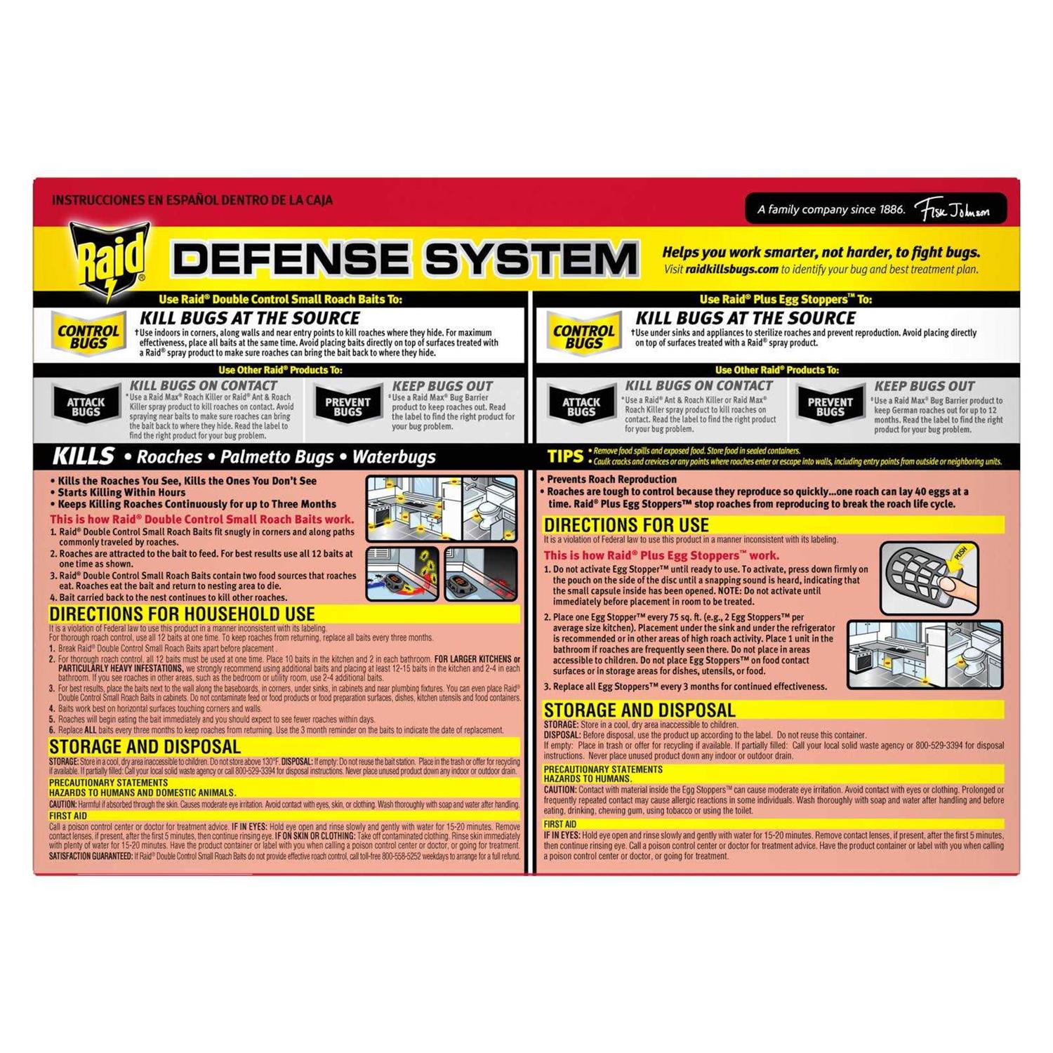 Raid Double Control Roach Baits - Image 2