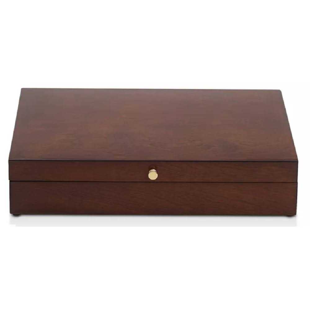 Reed & Barton Eureka Mahogany Flatware Chest - Image 3