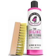 Pink Miracle Bottle Shoe Cleaner and Fabric Cleaner Solution with Free Bonus Brush