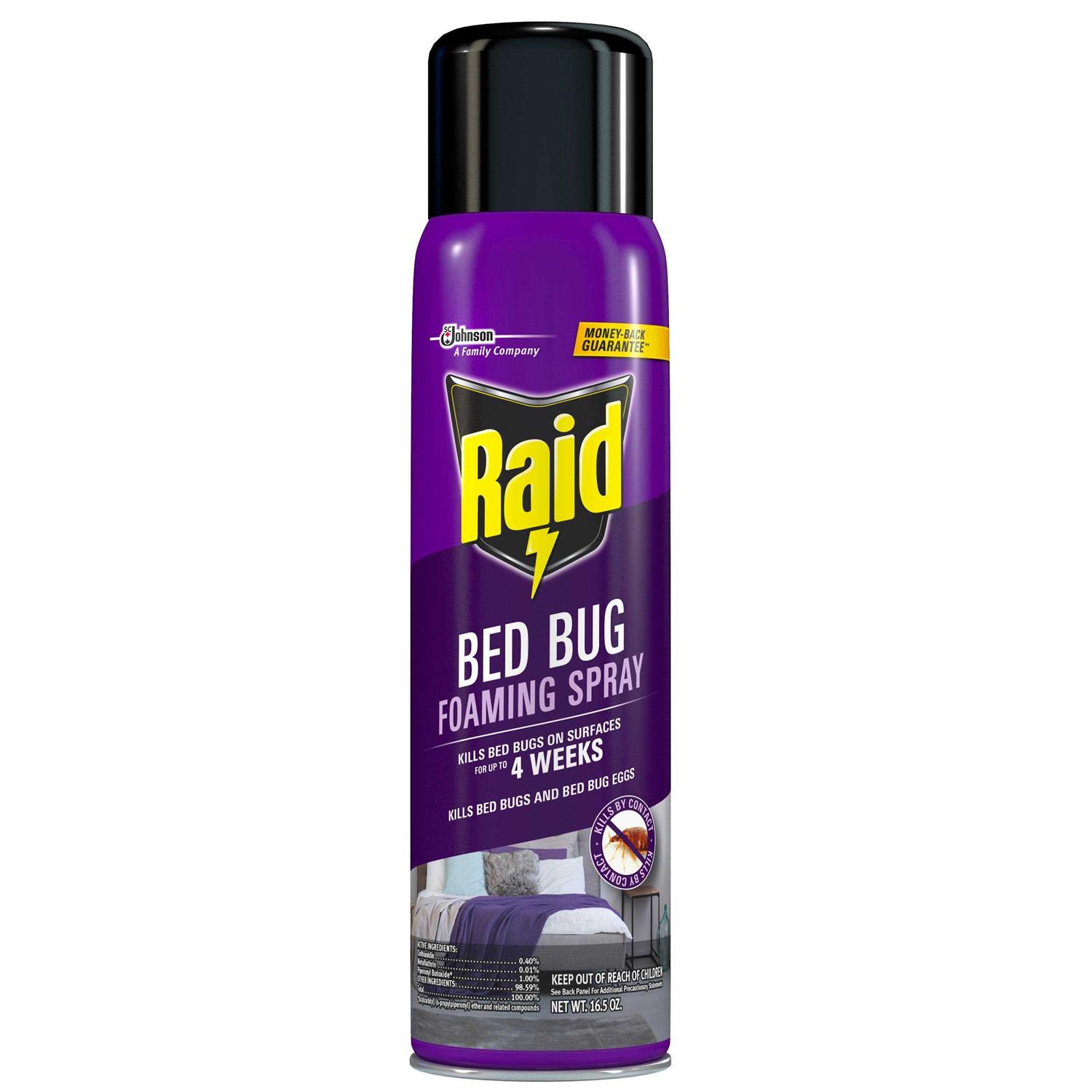 Raid Bed Bug Foaming Spray