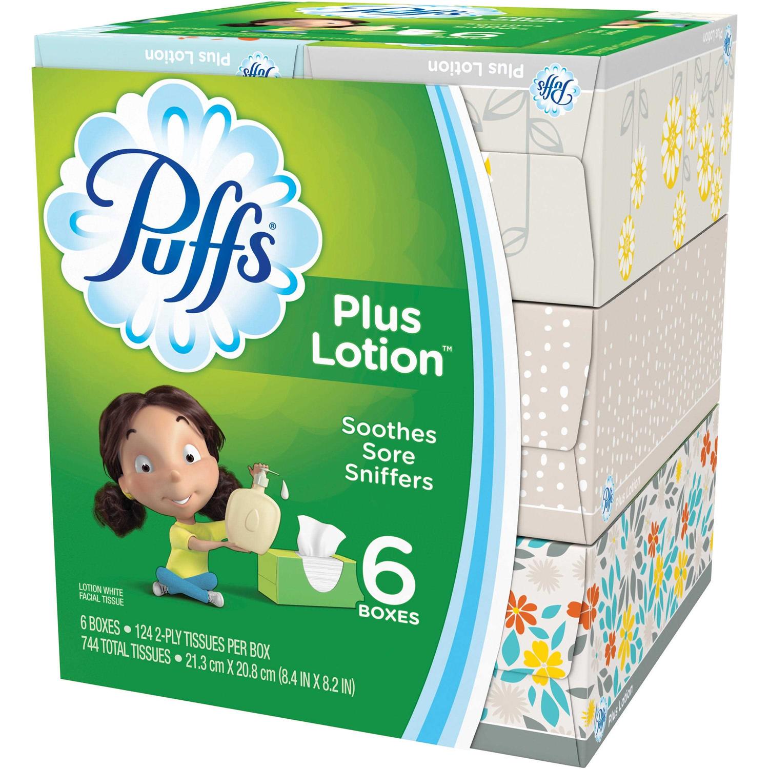 Puffs Facial Tissue Plus Lotion - Image 2