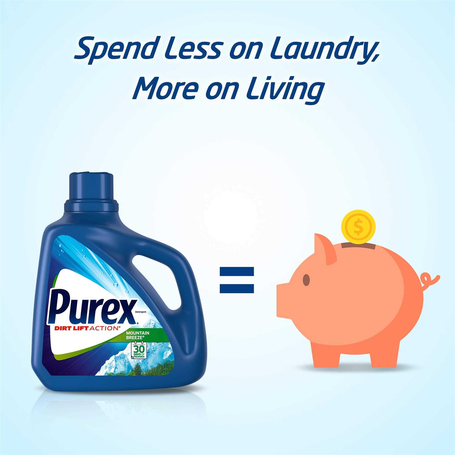 Purex Free and Clear Liquid Laundry Detergent - Image 2