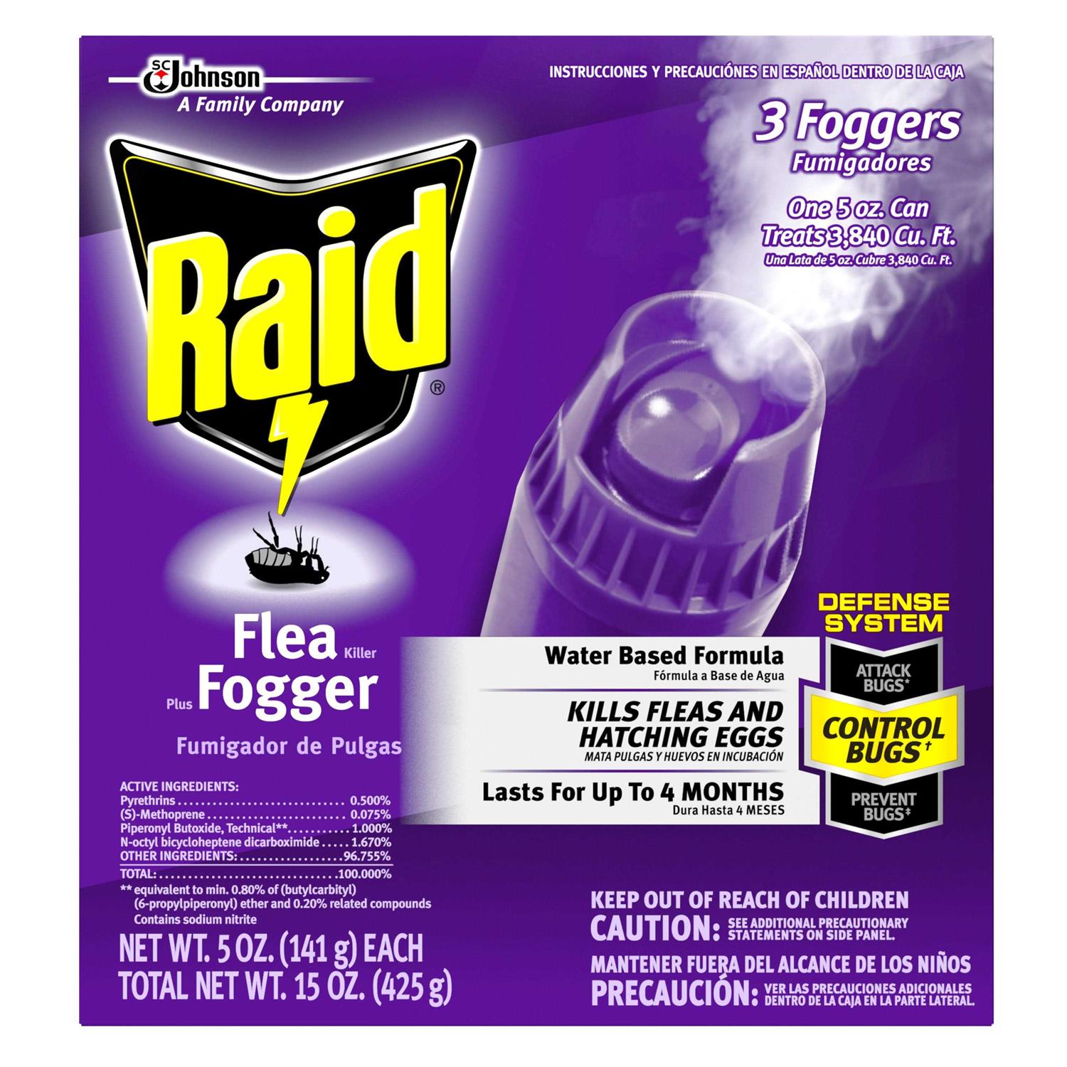 Raid Flea Killer Plus Fogger - Image 2