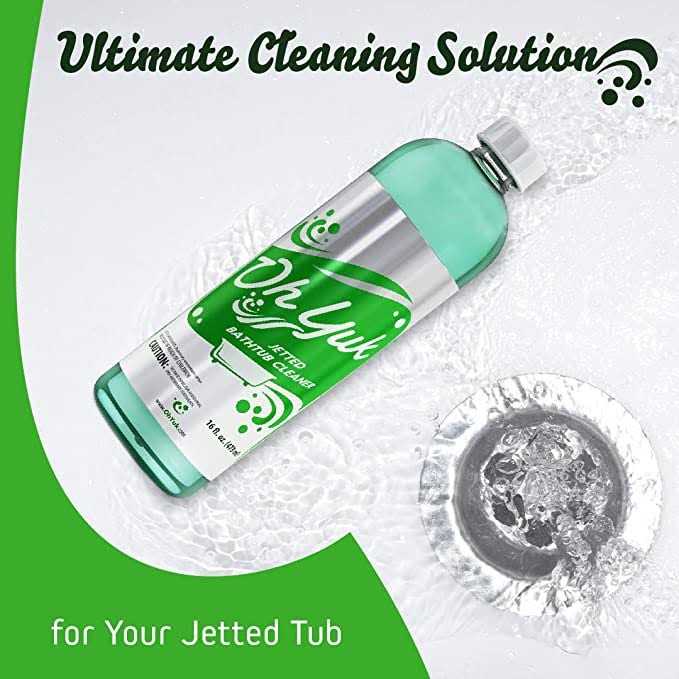 Oh Yuk Jetted Tub Cleaner for Jacuzzis Bathtubs - Image 2