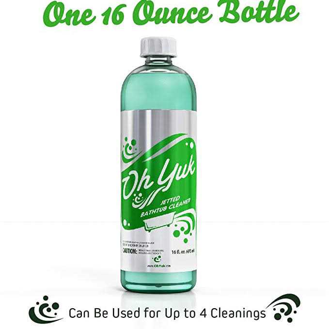 Oh Yuk Jetted Tub Cleaner for Jacuzzis Bathtubs - Image 3