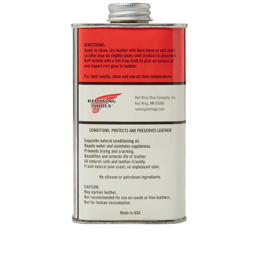 Red Wing All Natural Boot Oil - Image 4