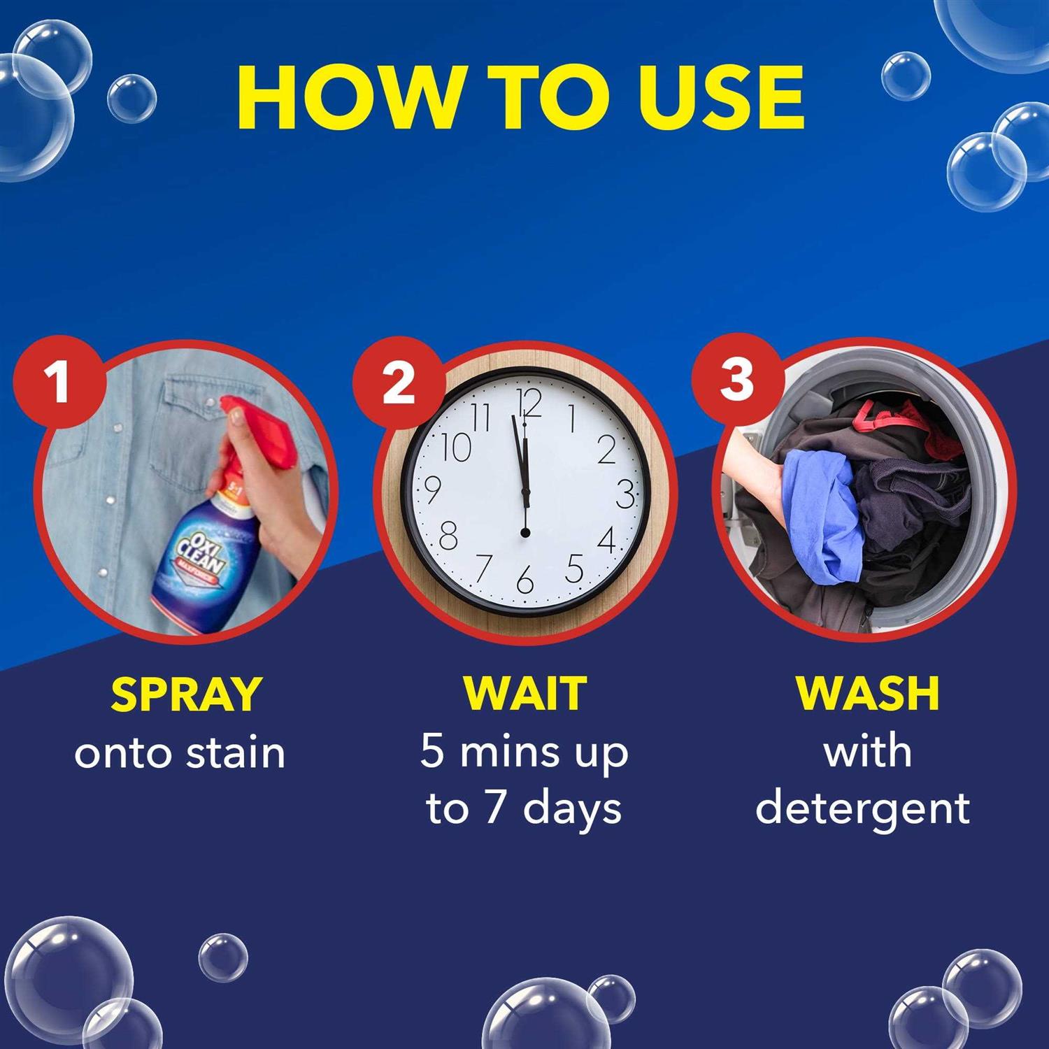 OxiClean Max Force Laundry Stain Remover Spray - Image 3